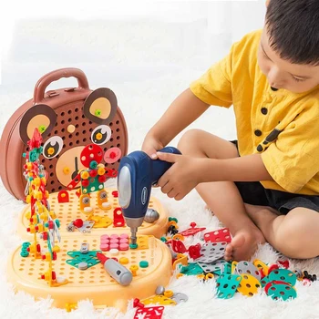 Сонда Монтесори Играчки за малки момчета Детски инструменти играчки от 4 до 6 години се кутия за инструменти за деца Забавни детски игри за забавление