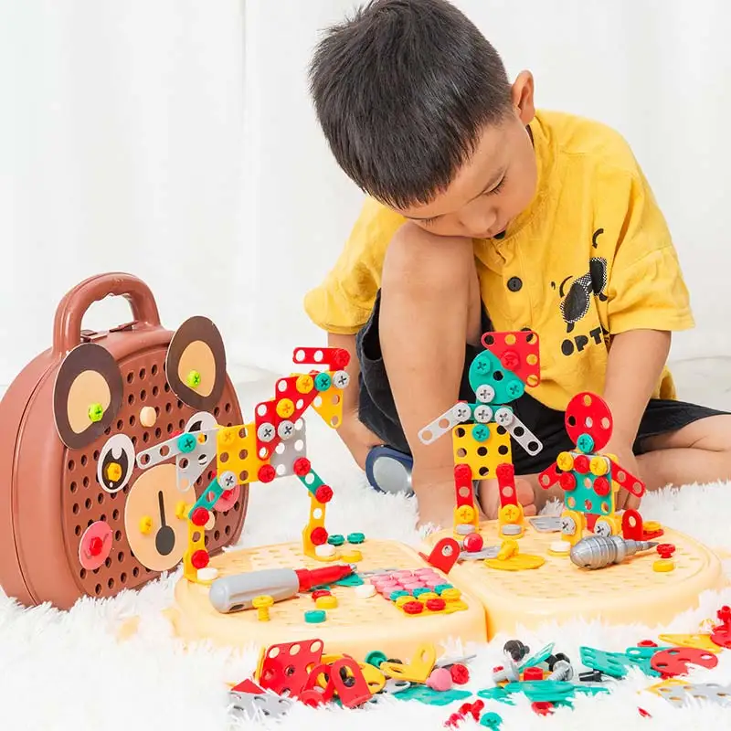 Сонда Монтесори Играчки за малки момчета Детски инструменти играчки от 4 до 6 години се кутия за инструменти за деца Забавни детски игри за забавление